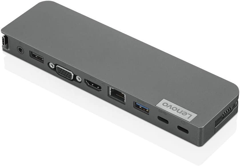 Lenovo USB-C Mini Dock USA con Adaptador de CA de 65 W 40AU0065US